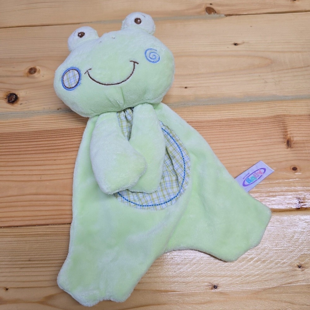 Mary Meyer Frog Baby Lovey Plush Green Security‎ Blanket Soft Toy